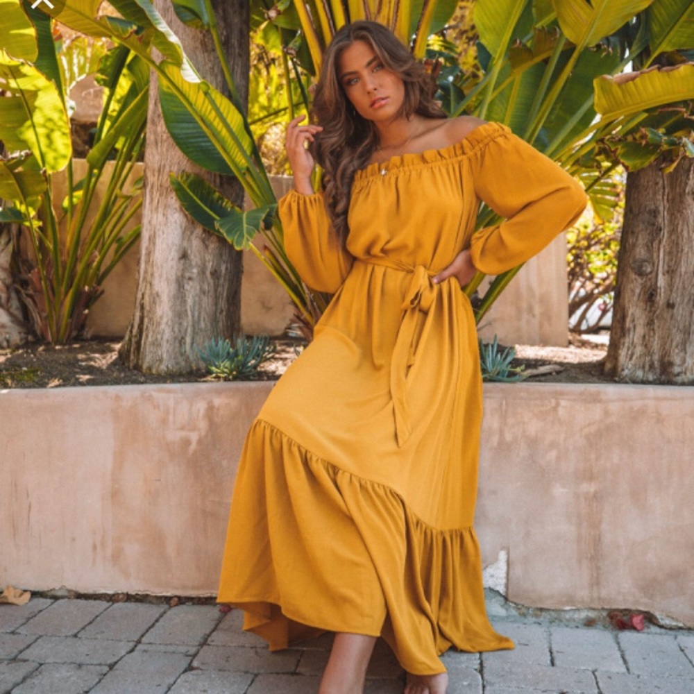 VICI dolls gorgeous mustard dress